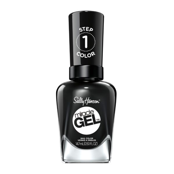 Sally Hansen Miracle Gel Onyx-pected Nail Polish (Black)/72pk
