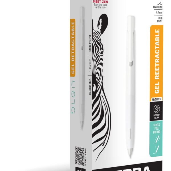Zebra bLen Gel Pens Black (12 Pack)/72pk