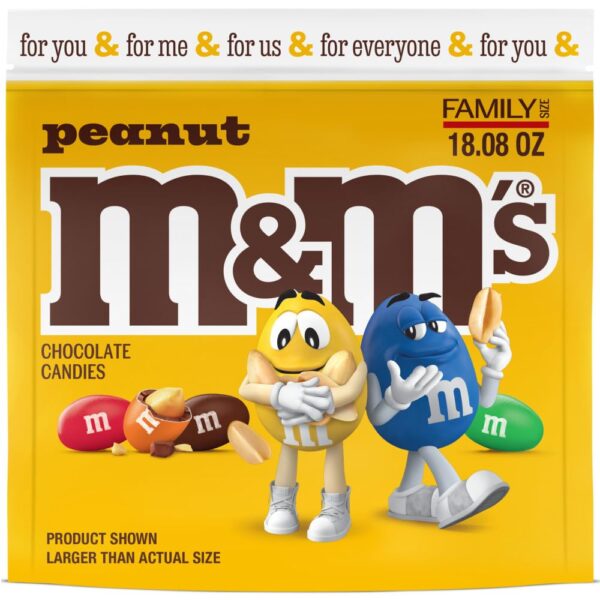 M&M'S Peanut Candy (18.08 oz)/12pk