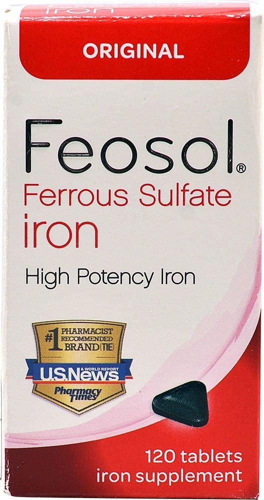 Version 1.0.0 Feosol Ferrous Sulfate Iron Tablets (120 Count)/36pk - Image 1