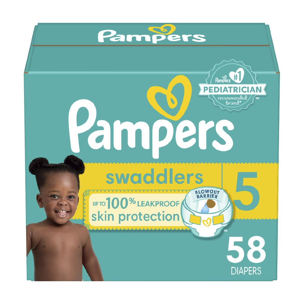 Version 1.0.0 Pampers Swaddlers Diapers Size 5 (58 ct)/1pk - Image 1
