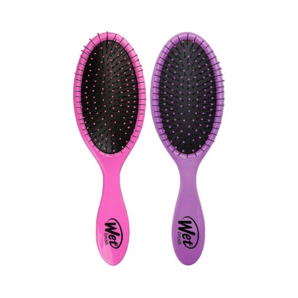 Wet Brush Detangling Brush, Pink & Purple (2 Pack)/24pk
