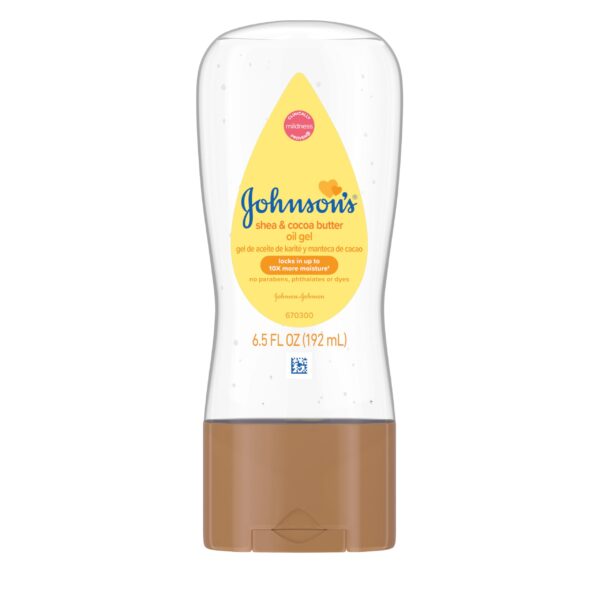Johnson's Baby Oil Gel Shea & Cocoa Butter (6.5 oz, 6 Pack)/24pk
