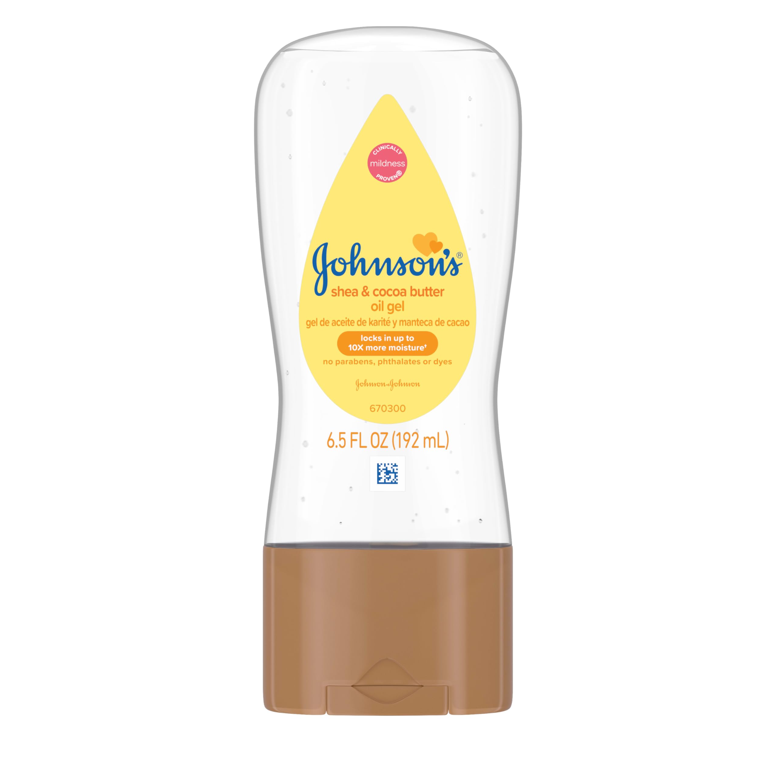 Version 1.0.0 Johnson's Baby Oil Gel Shea & Cocoa Butter (6.5 oz, 6 Pack)/24pk - Image 1