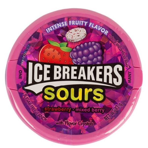 Ice Breakers Sours Strawberry-Mixed Berry (1.5 oz, 8 Pack)/192pk