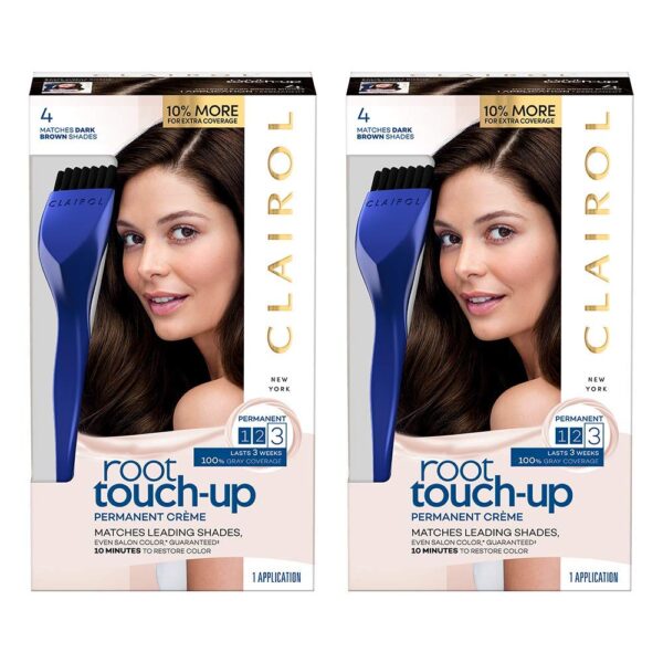 Clairol Root Touch-Up 4 Dark Brown (2 ct)/12pk