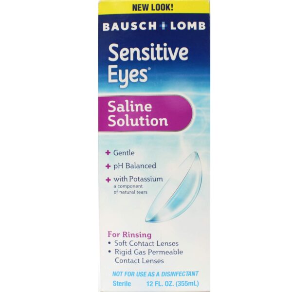 Bausch & Lomb Saline Solution (12 oz)/24pk