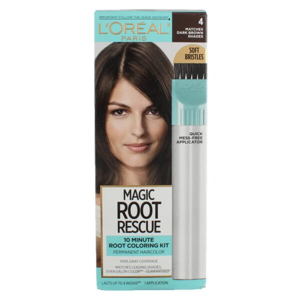L'Oréal Root Rescue Dark Brown #4 (1 Count)/12pk