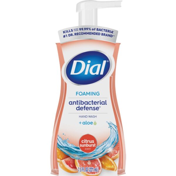 Dial Foaming Hand Wash Citrus Sunburst (7.5 oz)/6pk