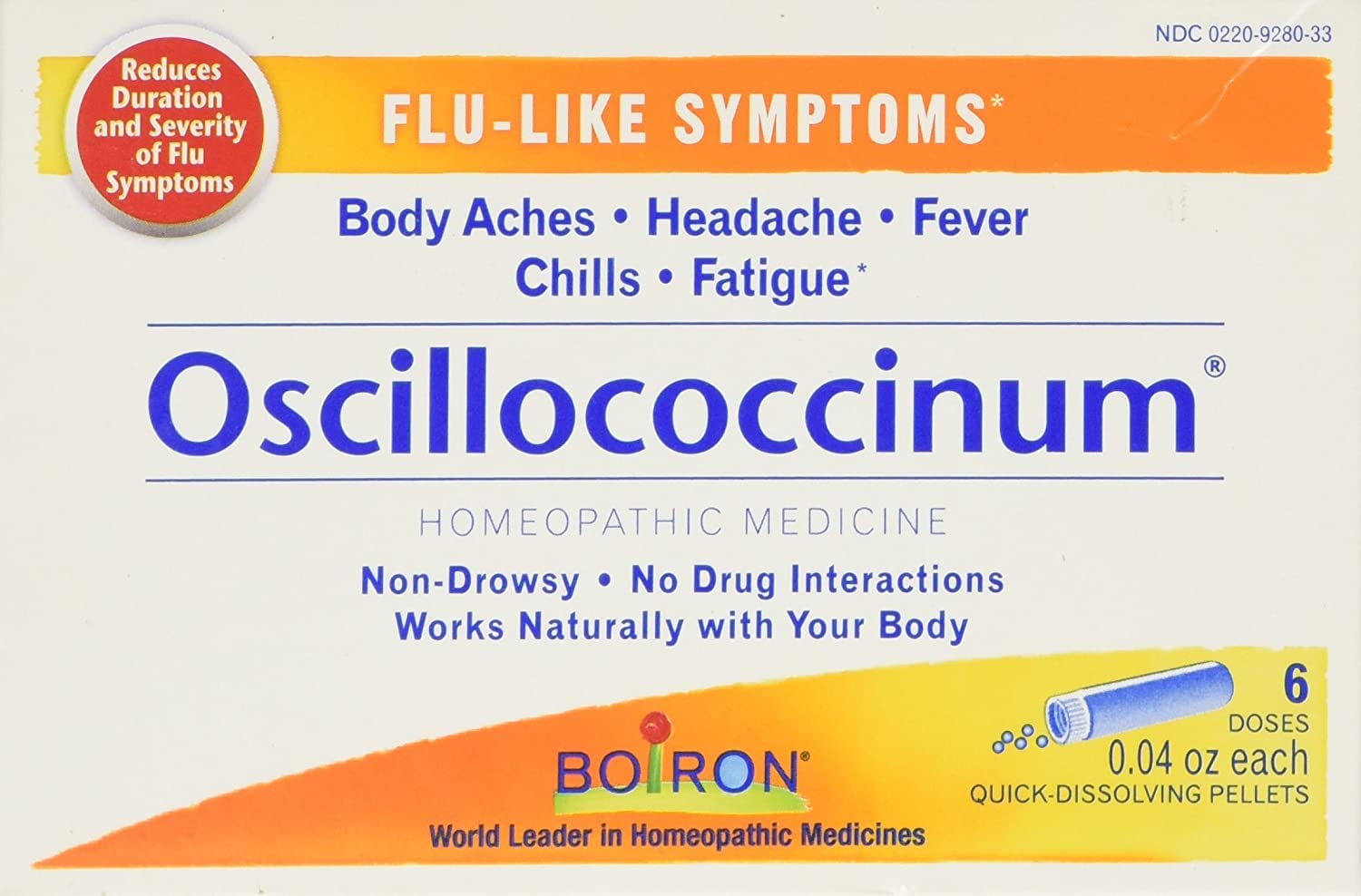 Version 1.0.0 Boiron Oscillococcinum Flu Pellets (6 Doses)/60pk - Image 1