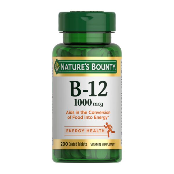 Nature's Bounty Vitamin B12 1000 mcg (200 ct)/24pk
