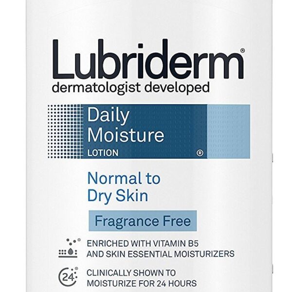 Lubriderm Daily Moisture Lotion Fragrance-Free (24 oz, 3 Pack)/12pk