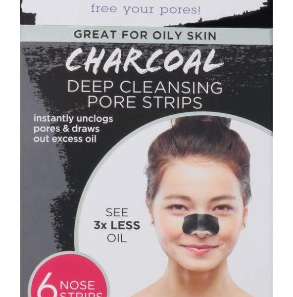 Biore Charcoal Pore Strips (6 Count, 3 Pack)/12pk