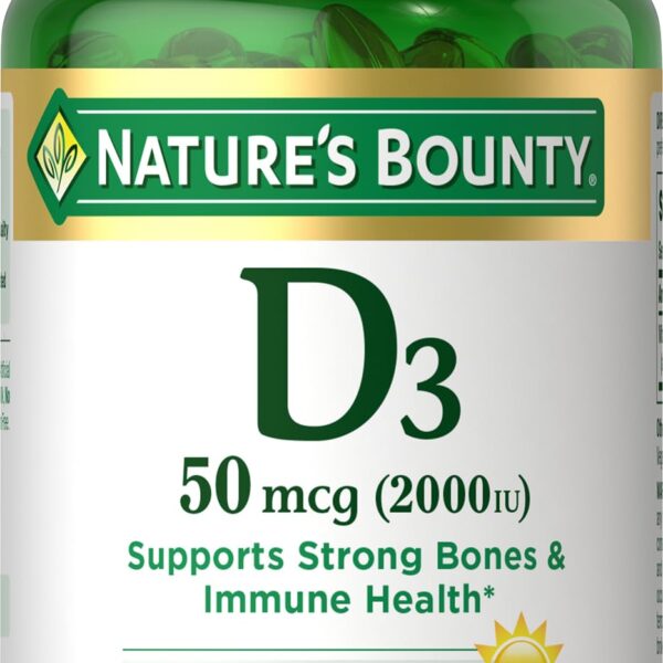 Nature's Bounty Vitamin D3 (240 Count)/24pk