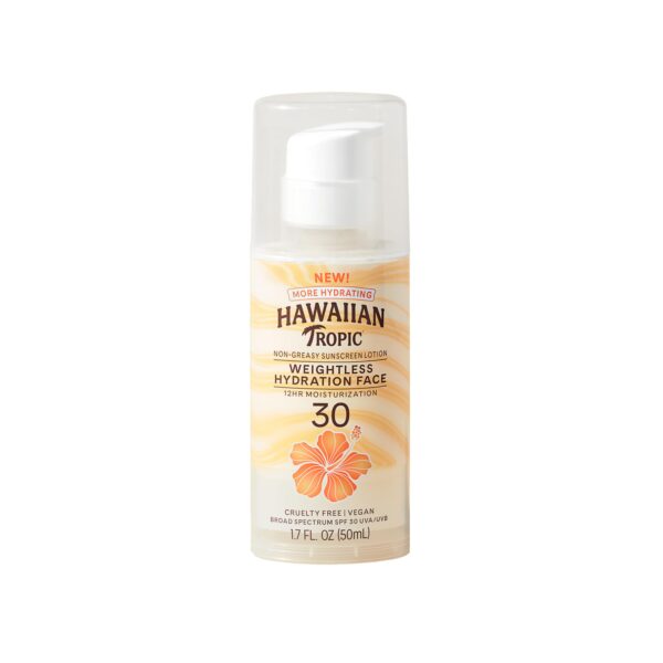 Hawaiian Tropic Face Sunscreen Lotion SPF 30 (1.7 oz)/12pk