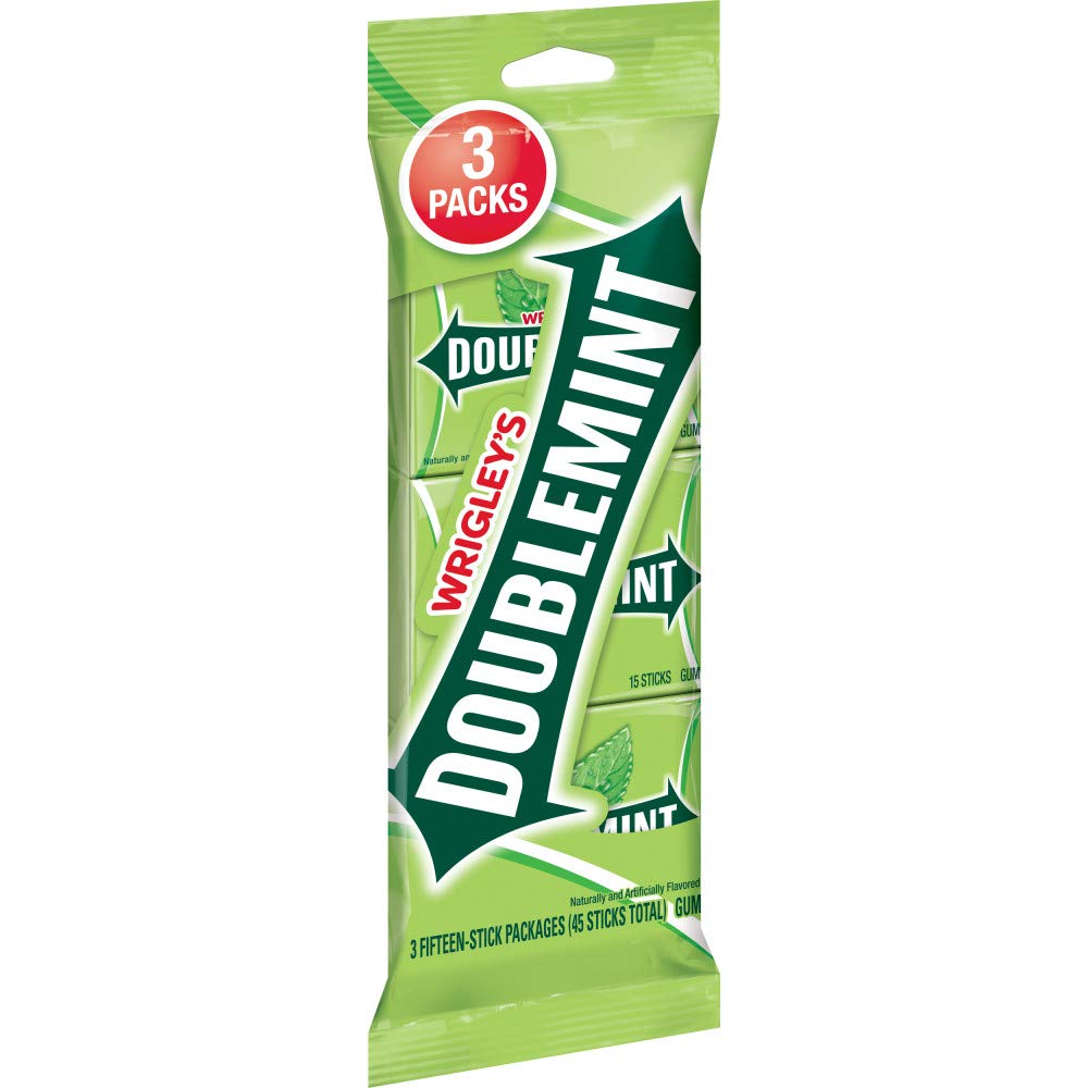 Version 1.0.0 Wrigley's Doublemint Chewing Gum (15 Sticks, 3 Pack)/20pk - Image 1