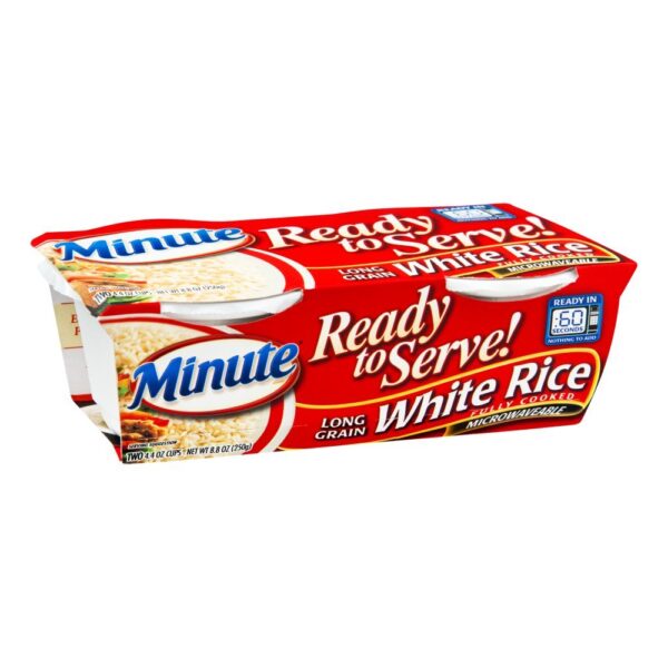 Minute White Rice (4.4 oz)/8pk