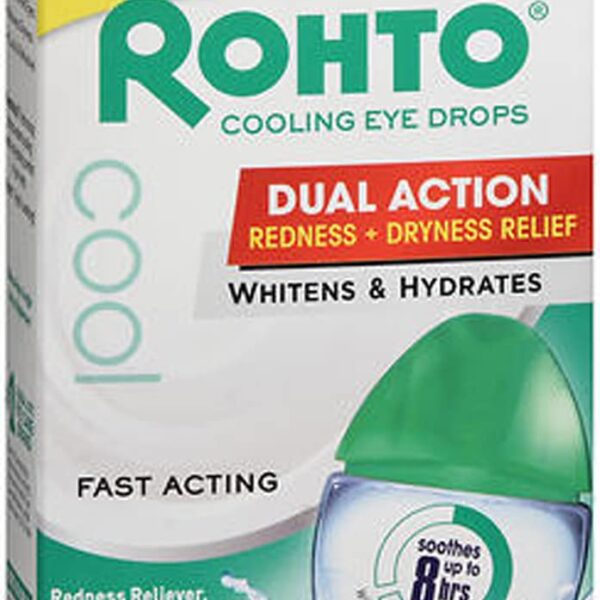 Rohto Cooling Eye Drops (0.4 oz, 2 Pack)/24pk
