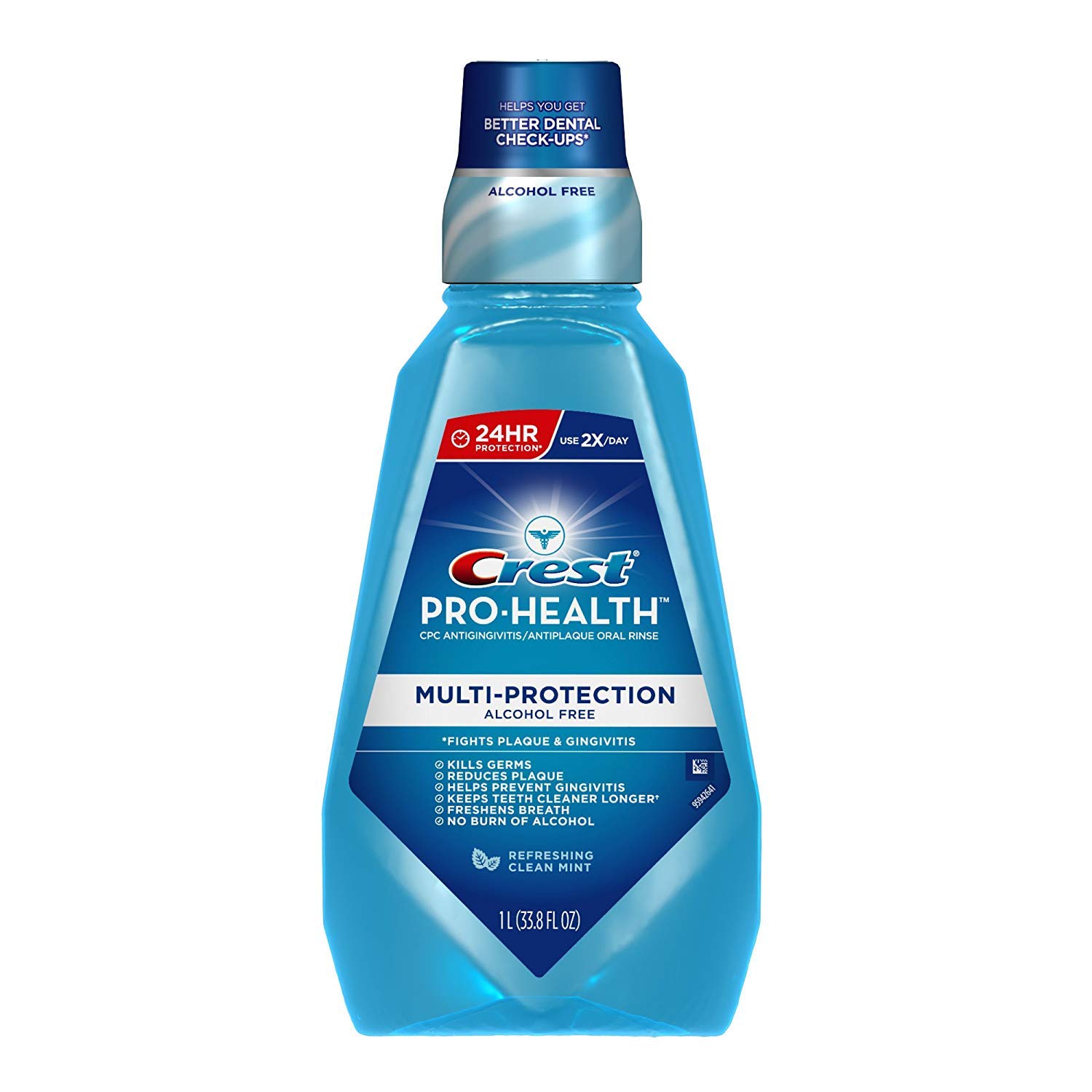 Version 1.0.0 Crest Mouthwash (1 L)/6pk - Image 1