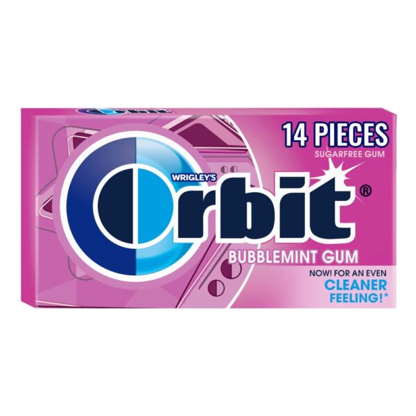 Orbit Bubblemint Gum (14 Pieces)/144pk