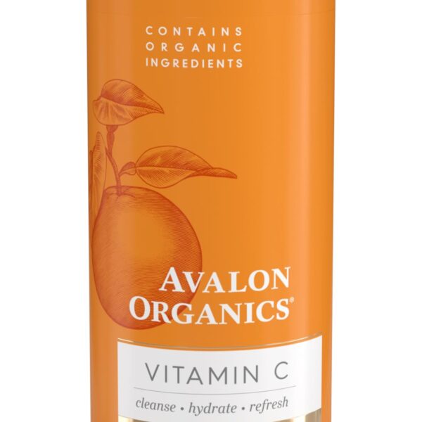 Avalon Organics Cleansing Gel with Vitamin C (6 oz)/6pk