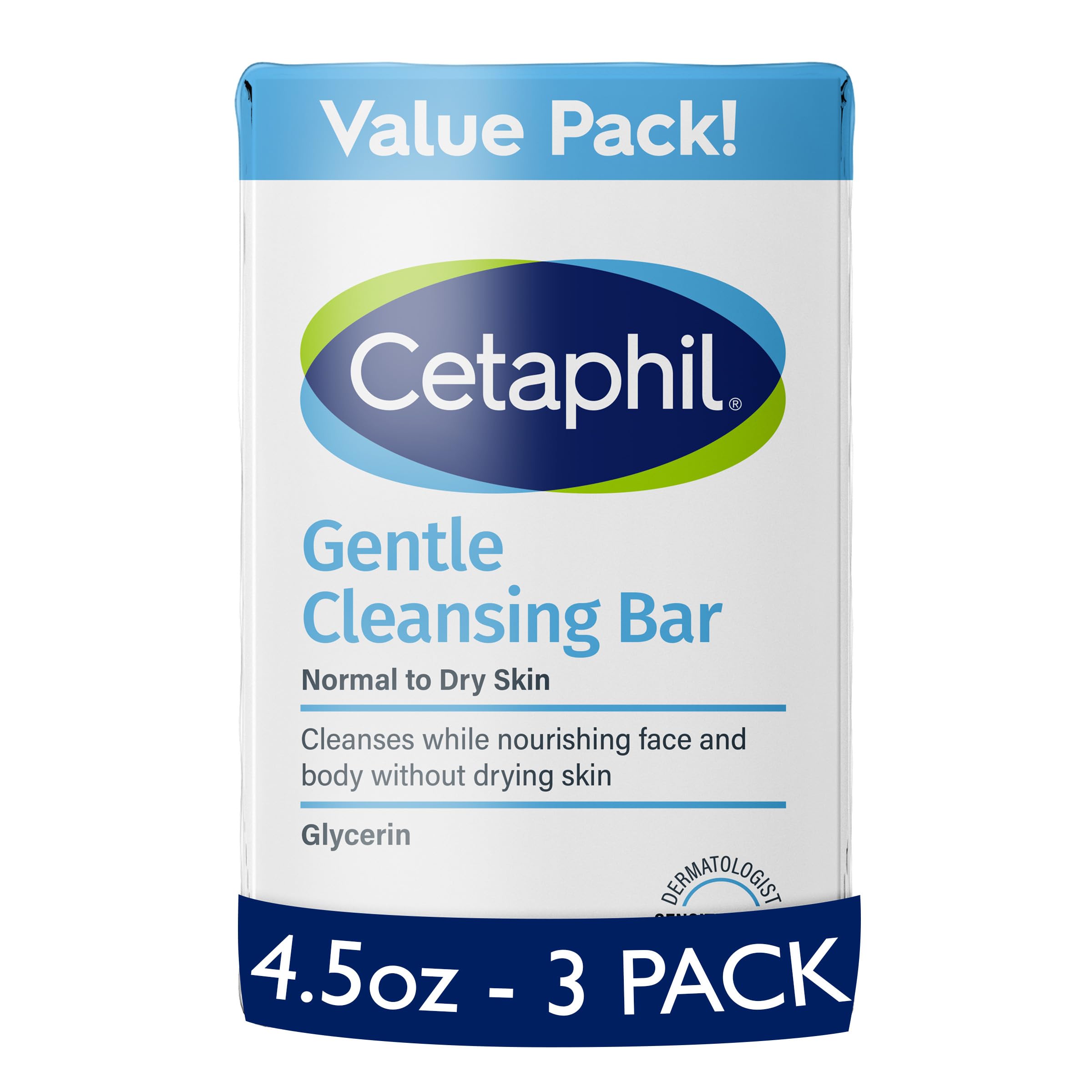 Version 1.0.0 Cetaphil Gentle Cleansing Bar (4.5 oz, 3 Pack)/12pk - Image 1