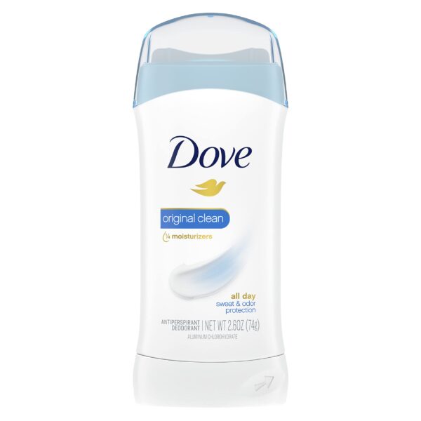 Dove Invisible Solid Antiperspirant Original Clean (2.6 oz)/12pk
