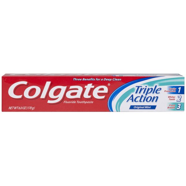 Colgate Triple Action Toothpaste Mint (6 oz)/24pk