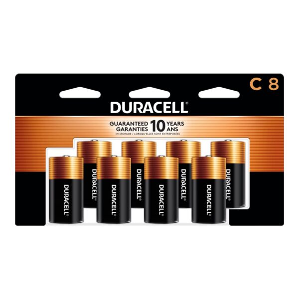 Duracell Coppertop C Batteries (8 Count)/12pk