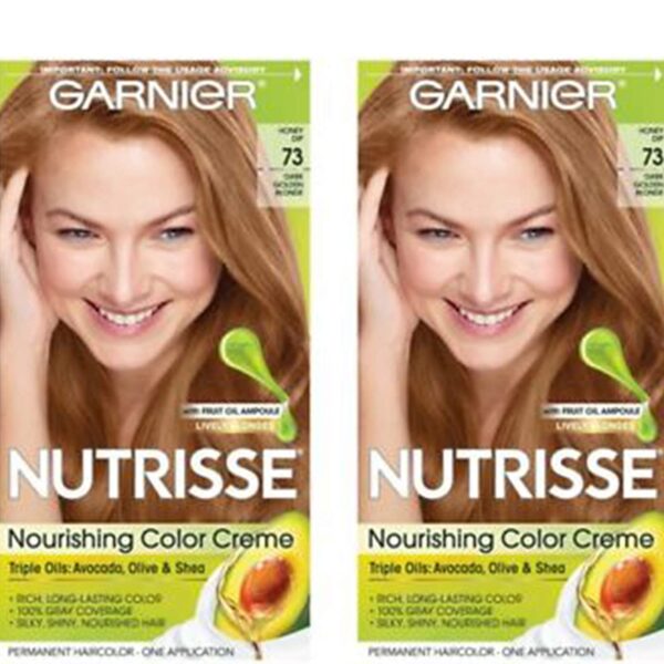 Garnier Nutrisse Hair Color, Dark Golden Blonde (1 ea, 2 Pack)/12pk