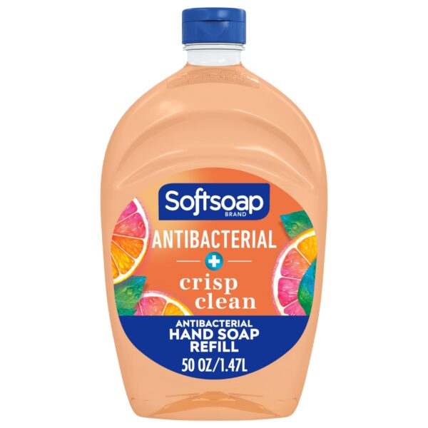 Softsoap Antibacterial Refill Crisp Clean (50 oz)/6pk
