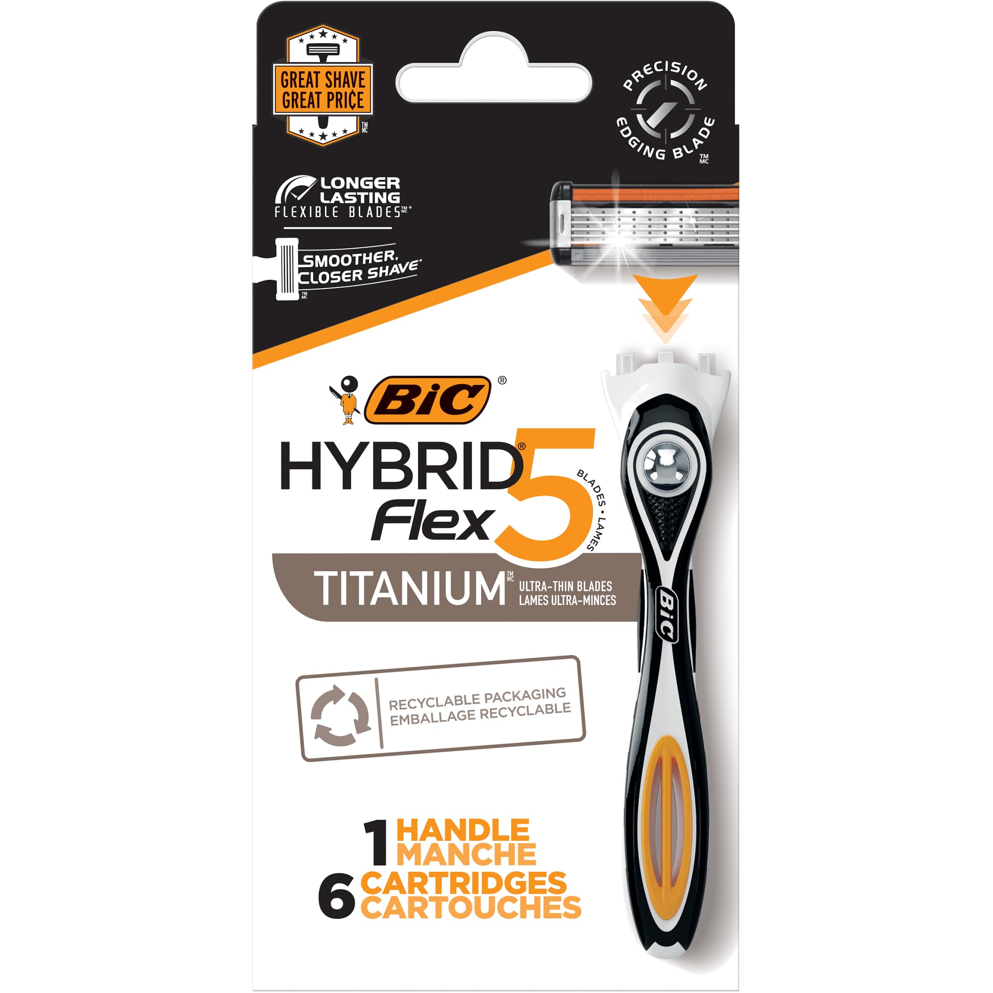 Version 1.0.0 BIC Flex 5 Hybrid Razors (7 Piece Set)/72pk - Image 1