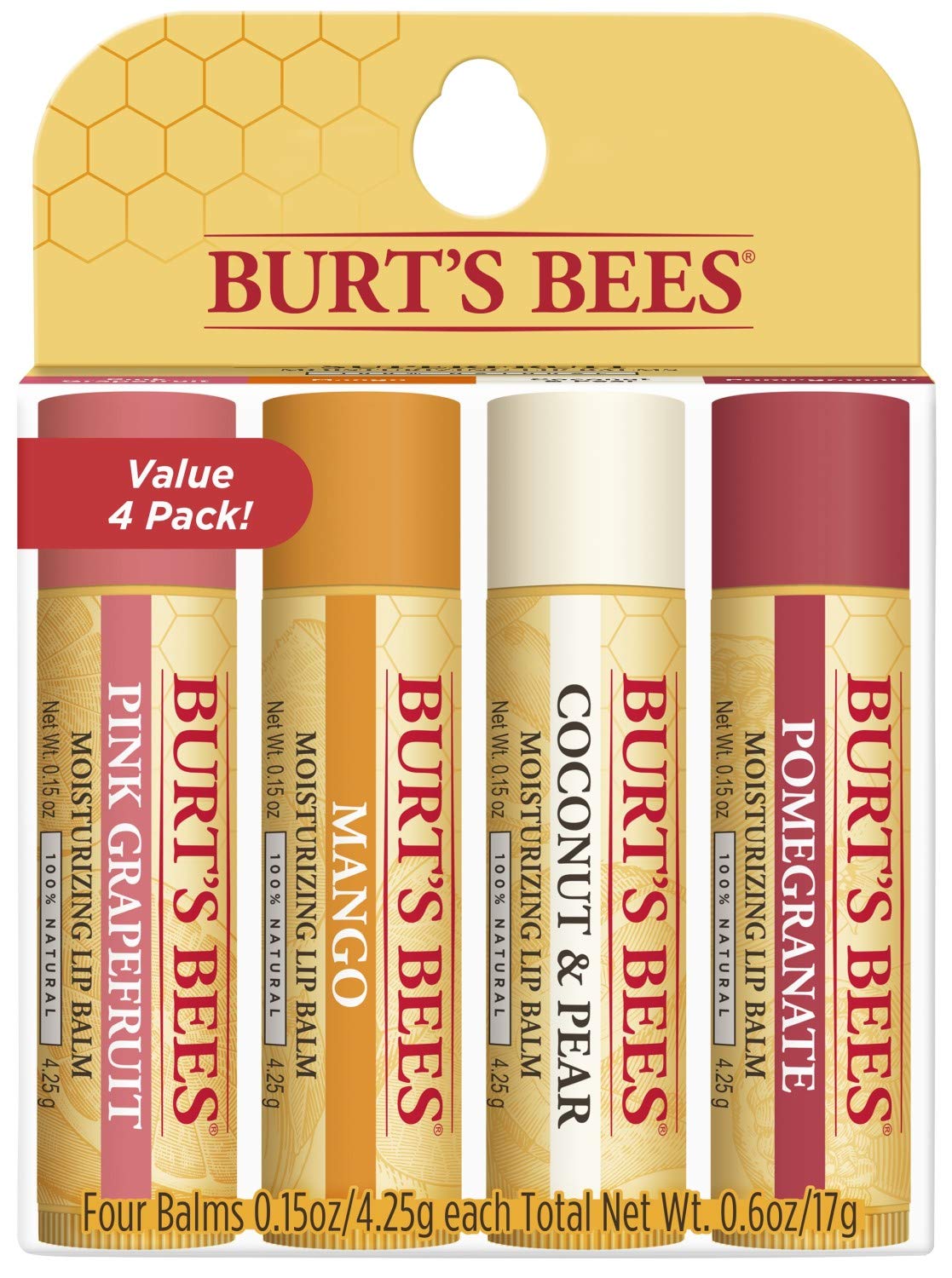 Version 1.0.0 Burt’s Bees Lip Balm Superfruit (4 Tubes)/12pk - Image 1