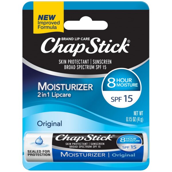 ChapStick Moisturizer SPF 15 Lip Balm (0.15 oz)/144pk