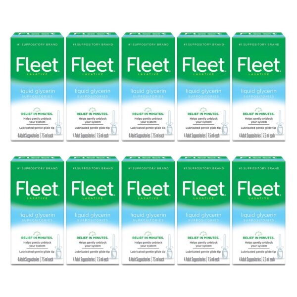 Fleet Liquid Glycerin Suppositories (4 Count, 10 Pack)/24pk