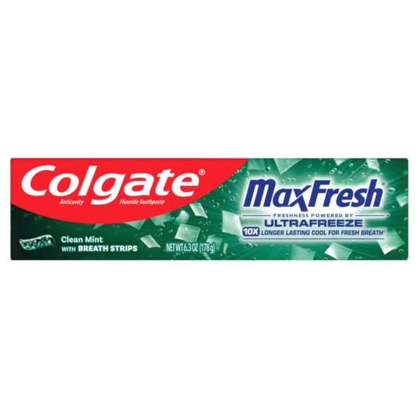 Colgate Max Fresh Whitening Toothpaste Clean Mint (6.3 oz)/24pk