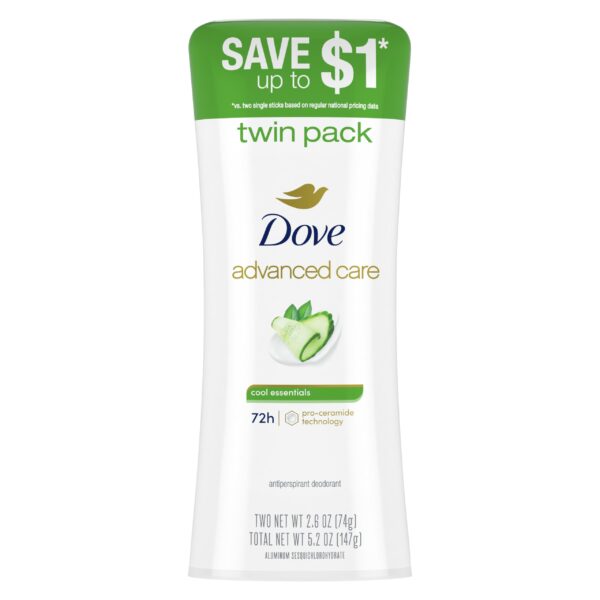 Dove Advanced Care Deodorant Cool Essentials (2.6 oz, 2 Pack)/6pk