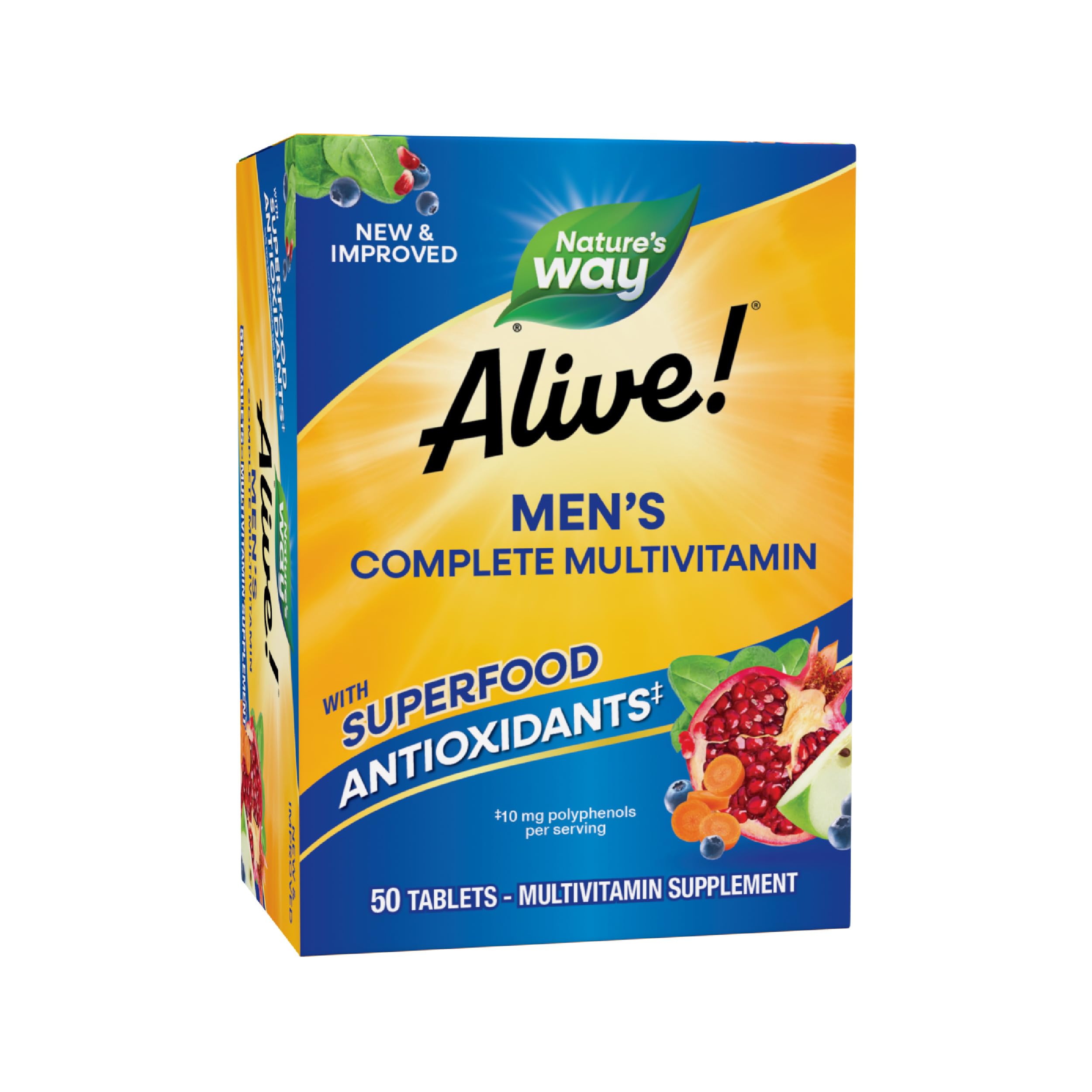 Version 1.0.0 Nature’s Way Alive! Men’s Multivitamin (50 ct)/12pk - Image 1