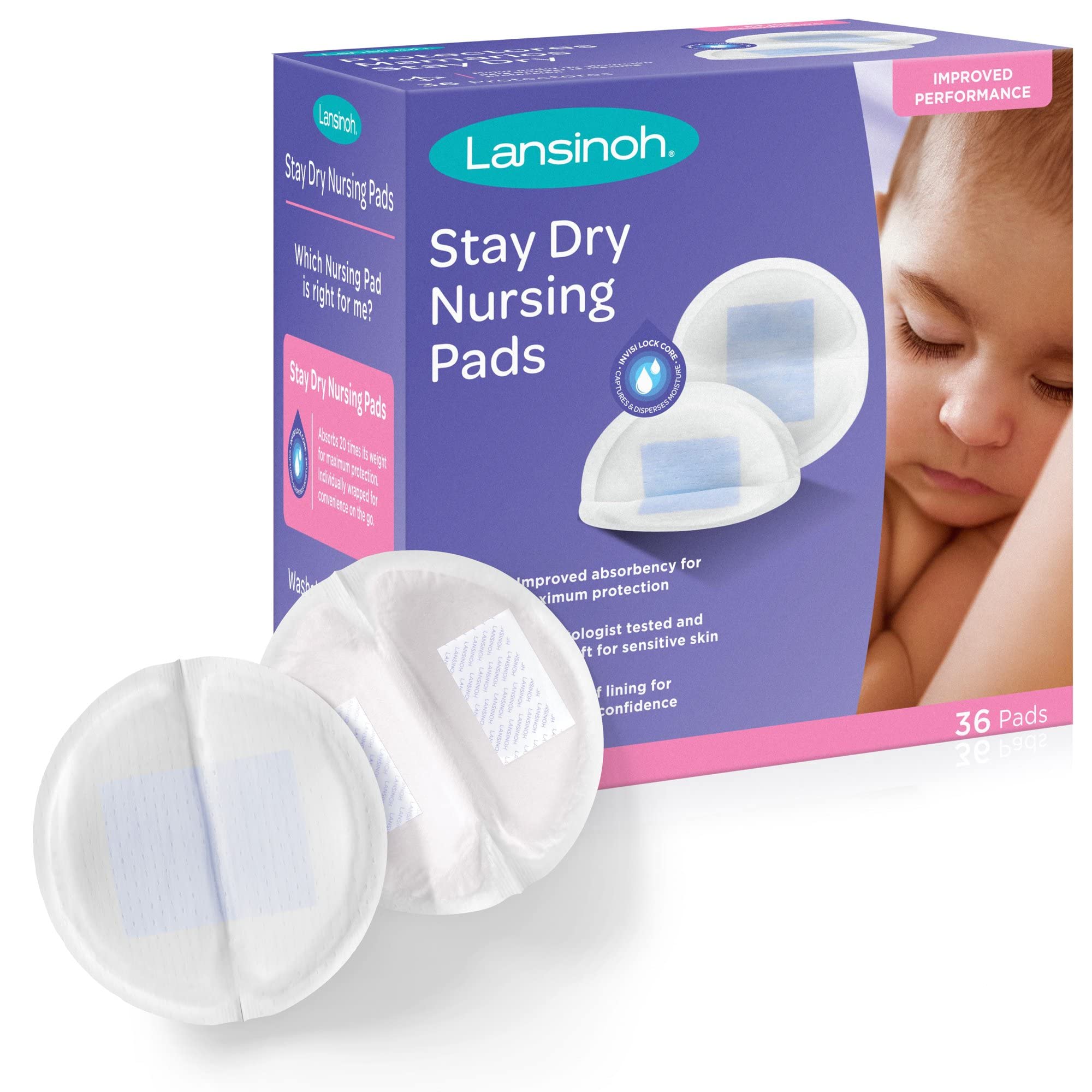 Version 1.0.0 Lansinoh Nursing Pads (36 ct, Pack of 4)/12pk - Image 1