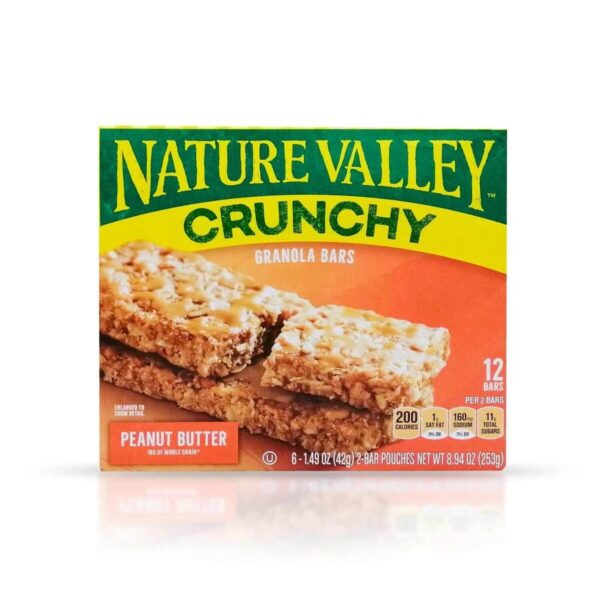 Nature Valley Crunchy Granola Bars Peanut Butter (8.94 oz, 12 ct)/12pk