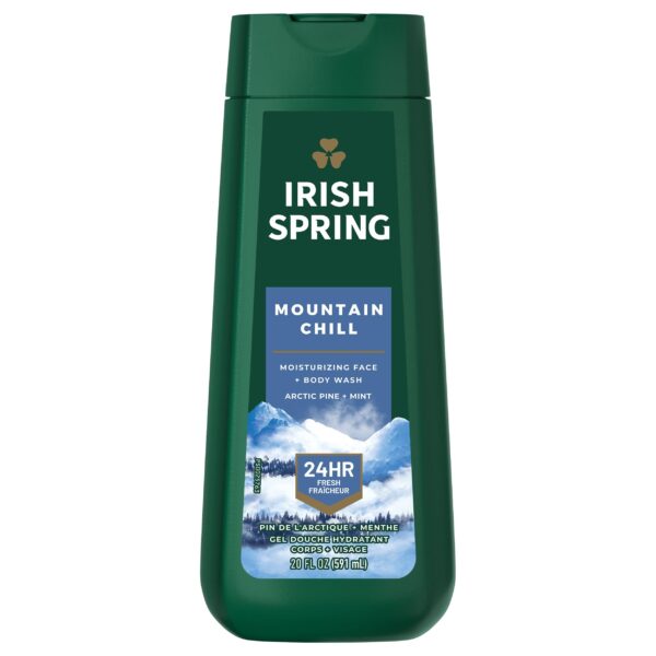Irish Spring Body Wash Mountain Chill/4pk