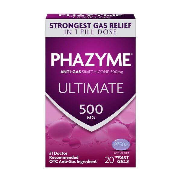 Phazyme Gas Relief Gels (20 ct)/24pk