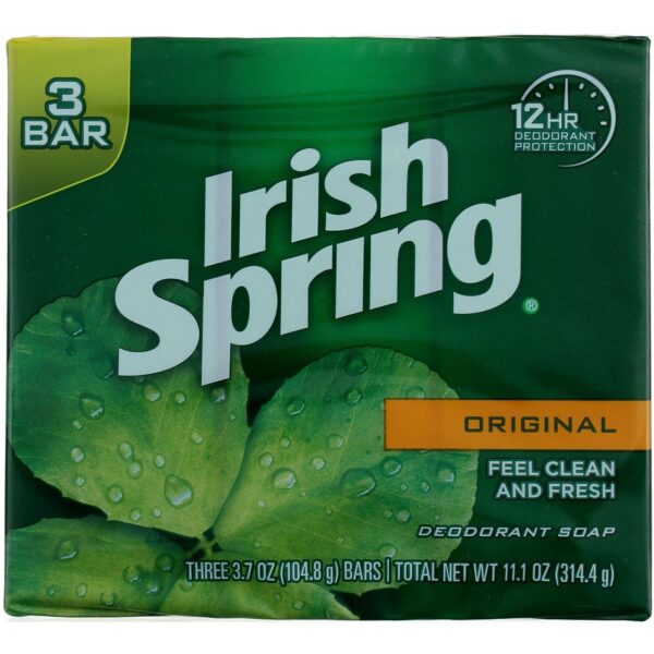 Irish Spring Bar Soap Original (3 ct, Pack of 24)/18pk