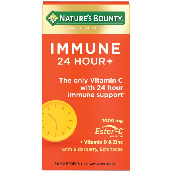 Nature’s Bounty Immune 24 Hour+ Vitamin C (50 ct)/12pk