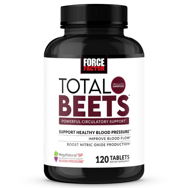 Force Factor Total Beets Blood Pressure Support (120 Count)/24pk