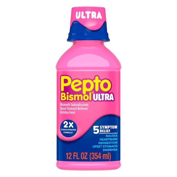 Pepto Bismol Liquid Ultra Original (12 oz)/12pk