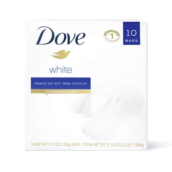 Dove Beauty Bar White (3.75 oz, 10 Pack)/24pk