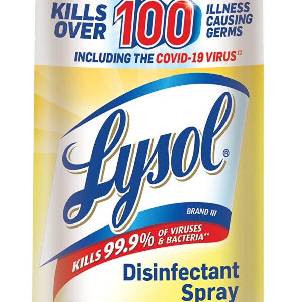 Lysol Disinfectant Spray Lemon Breeze (12.5 oz)/12pk