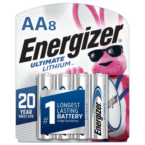 Energizer Ultimate Lithium AA Batteries (8 Pack)/12pk