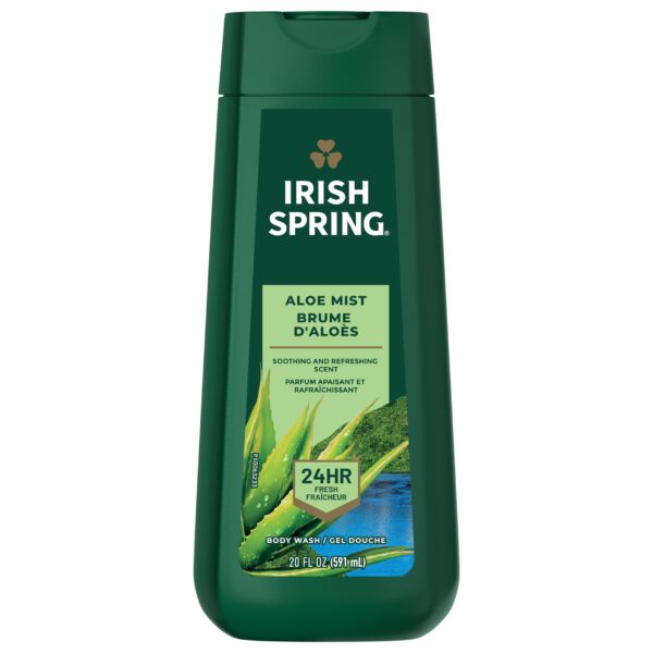 Irish Spring Body Wash Aloe Mist (20 oz, 4 Pack)/4pk